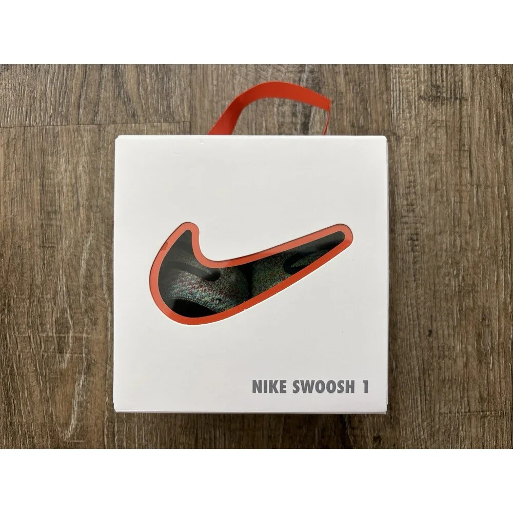 Nike Swoosh 1 TD Infant Flyknit Shoes Green Strike Sz 4C FB3244-302